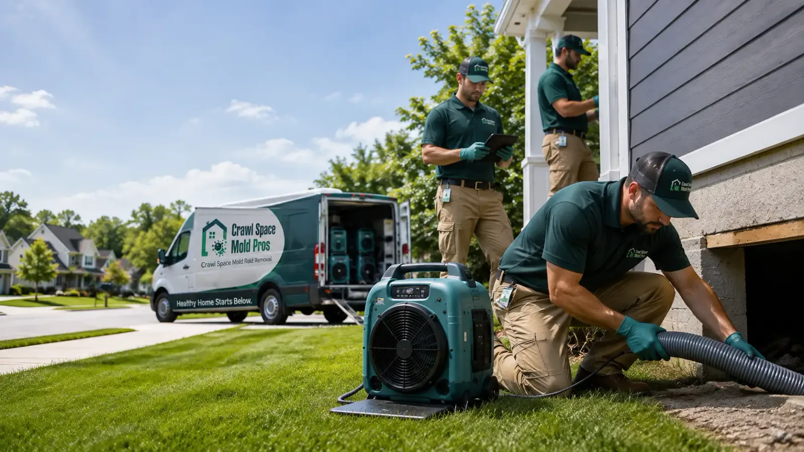 Crawl Space Mold Removal in Fifty Lakes, MN